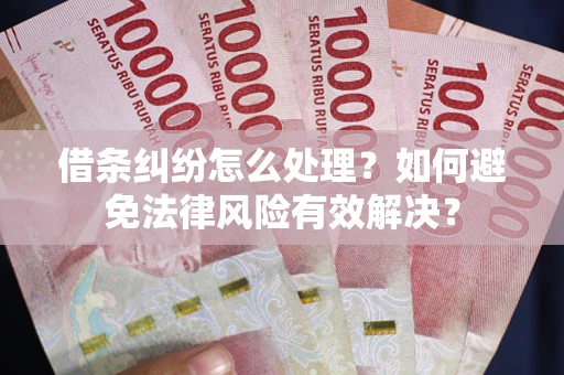 北京借条纠纷怎么处理？如何避免法律风险有效解决？