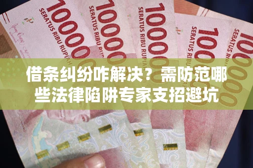 北京借条纠纷咋解决？需防范哪些法律陷阱专家支招避坑