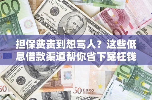 北京担保费贵到想骂人？这些低息借款渠道帮你省下冤枉钱