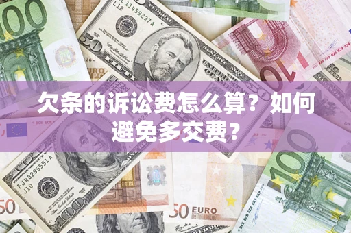 北京欠条的诉讼费怎么算？如何避免多交费？